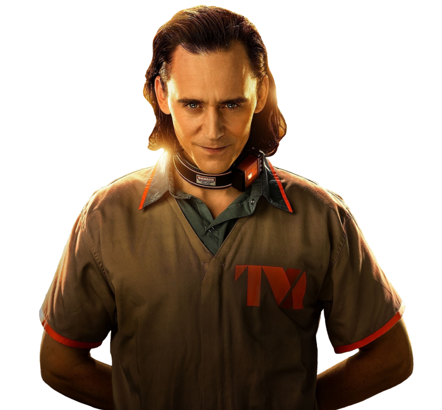 Loki in a TVA prison outfit