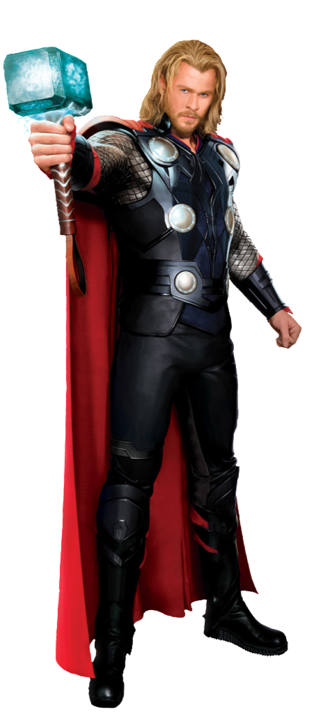 Thor holding Mjolnir