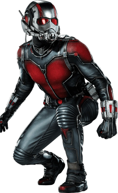 Ant-Man crouching