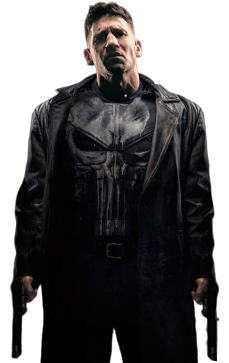 The Punisher holding 2 guns
