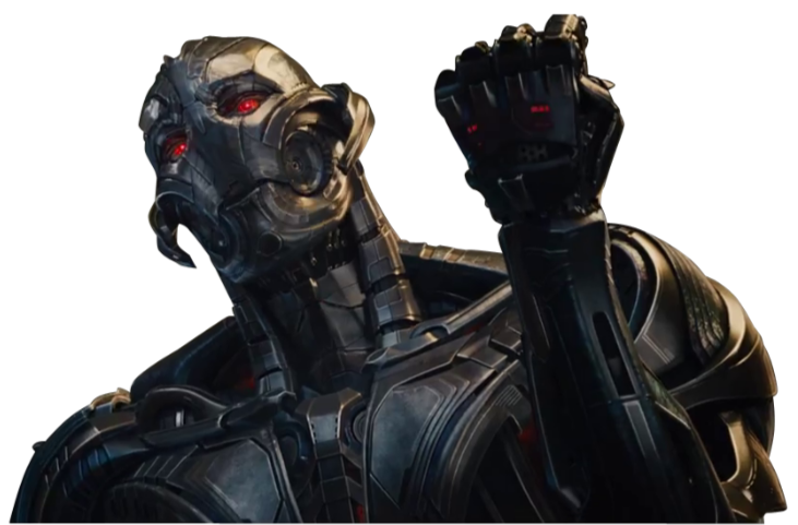 Ultron just standing there. Menacingly.